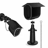 Verstellbare Wandhalterung für Arlo Essential - mit Schutzhülle Satz Überwachungskameras Zubehör 360° Halterung & Hülle wasserdichte, Geeignet für Outdoor-Klimazonen (1xHalterung + 1x Harte Hülle)