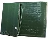 Windhager Schutzplane LIGHT, Holz-Schutzplane, Allzweckplane, Abdeckplane für Draußen, Gewebeplane, Grammatur 80 g/m², 4 x 6 m