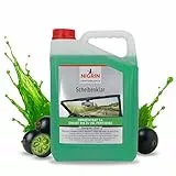 NIGRIN Scheibenklar Konzentrat 1:4 Designer Duft | 5 Liter | Reinigungszusatz für Autoscheiben und Scheinwerfer | mit Griffmulde | entfernt Insekten, Öl, Fett streifen- und schlierenfrei | ab 5°C