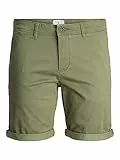 JACK & JONES Herren Chino Shorts Regular Fit 12165604,Deep Lichen Green,XL