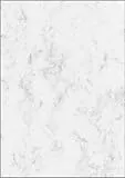 SIGEL DP371 Hochwertiges Marmor-Papier grau, A4, 100 Blatt, Motiv beidseitig, 90 g, Briefpapier, Speisekarte, aus nachhaltigem Papier