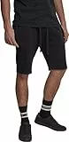 Urban Classics Herren Relaxed Shorts Basic Sweatshorts TB2076, Gr. 52 (Herstellergröße: L), Schwarz (Black 00007)