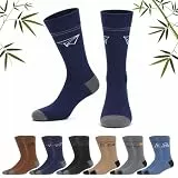 MAKABO Bunte Geschäftsocken, 6 Paar Bequem Männersocken für Vielseitigen Einsatz 42-47