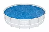Bestway PE-Solarabdeckplane Ø 462 cm, blau, rund