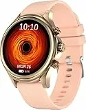 findtime Smartwatch Damen Herren Fitnessuhr mit Telefonfunktion Herzfrequenz Blutdruck Schlafmonitor Musik Sportuhren Frauen Schrittzähler Smart Watch für iOS Android