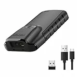 NETUM Bluetooth 2D Barcode Scanner, 3-in-1 Kleine Tragbare QR Barcode Leser Automatische Drahtlose Pistole Scan Back Clip Arbeit mit Tablet iOS Android Windows MacOS für Lager Inventar POS