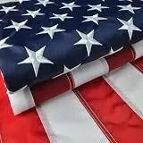 Amerikanische Flagge, 15,2 x 2,4 m, amerikanische Flagge für draußen, US-Flagge mit Nylon-Material, lebendige Farbe, genähte Streifen, Messingösen, bestickte Sterne, für drinnen und draußen für hohen