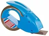 Tesa Packband Handabroller Pack ‘n‘ Go, Blau, inkl. 1 Rolle tesapack PP in braun, 50m:50mm (Blau)