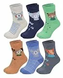 TupTam Kinder Socken Bunt Gemustert 6er Pack für Mädchen und Jungen, Farbe: Junge 9, Socken Größe: 19-22