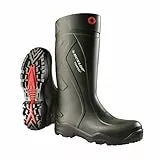 Dunlop Protective Footwear, C762933, Purofort+ Full Safety, Dunkelgrau/Rot/Schwarz, Größe 43 EU
