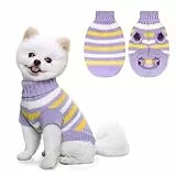 Lyneun Hundepullover für Weihnachten - Warm Strickpullover, Weihnachtspullover für Hunde, Haustier Kostüm Mantel