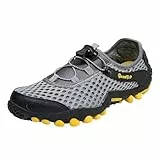 Barfußschuhe Herren Sportsandale Sommer Hiking Sandale Wasserschuhe Verstellbar Strandschuhe Outdoor Atmungsaktiv Wanderschuhe Leichte Sommer Hiking Sportschuhe Turnschuhe Unisex Traillaufschuhe