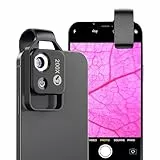 APEXEL 200X Mini-mikroskop für Smartphone,Handy mikroskop für Smartphone,Explore Micworld with Smartphone Microscope，Schwarz