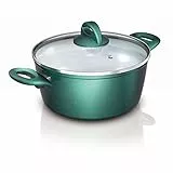 Genius Cerafit Fusion Topf 20cm mit Glasdeckel (2 Teile) Kochtopf für Speisen - dank Lotus-Effekt einfach zu reinigen