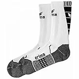 Erima Short Socks Trainingssocken weissschwarz, 4 (44-46) Ohne Geschlecht