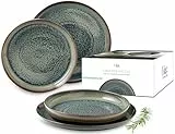 like. by Villeroy & Boch Crafted Breeze Teller-Set, 4 tlg., für 2 Personen, grün