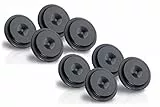 Oehlbach Washer Unterlegscheibe für Spikes, 8 Stück, schwarz (55048)