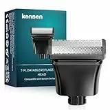 Scherkopf für Intimrasierer Mann, kensen T-förmiger Austauschbarer Rasierkopf Schwimmender Schneidekopf Leicht zu Ersetzen Rasieraufsatz für Bodygroom Herren