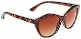 Dice Damen Sonnenbrille, Dark Brown, One size, D07240-2