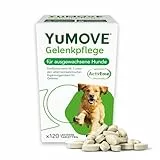 YuMOVE Grünlippmuschel Hund - 120 Tabletten - Gelenktabletten Hund - Beweglichkeit und Gelenkfunktion - Gelenktabletten für Erwachsene Hunde - Mit Aktiv Omega-3, Glucosamin und Hyaluronsäure