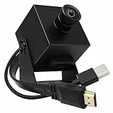 Svpro 4K Webcam HDMI USB Dual Output für Computer/Monitor/Projektor/TV, Weitwinkel Kamera Verzerrungsfreie Streaming Webcam H.264 Sicherheitskamera