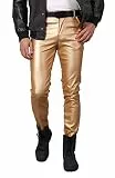 Panegy Herren Leder Motorrad Hose Kunstleder Hosen Männer Stretch Enge Bleistift Hose für Bühnen Friseursalon Bar