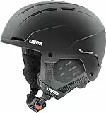 uvex Stance - robuster Skihelm für Damen und Herren - individuelle Größenanpassung - optimierte Belüftung - Black matt - 58-62 cm