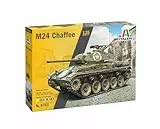Italeri 6761 1:35 M24 Chaffee - originalgetreue Nachbildung, Modellbau, Plastik Bausatz, Basteln, Hobby, Kleben, Modellbausatz, Zusammenbauen, unlackiert