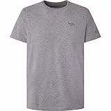 Pepe Jeans Herren Original Basic 3 N T-Shirt, Grau (Grey Marl), L