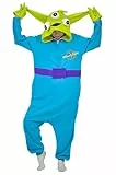 LorranTree Onesie Kostüm Jumpsuit Alien Costume Damen Herren Erwachsene Relaxo Pyjama Tier Außerirdische Weihnachten Halloween Schlafanzug SY-Sanyan M