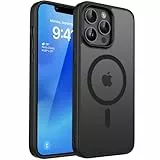 CACOE für iPhone 13 Pro Hülle Kameraschutzend, Kompatibel mit MagSafe, Stoßfest Kratzfest Magnetisch Rückseite Handyhülle für iPhone 13 Pro Case Transluzente