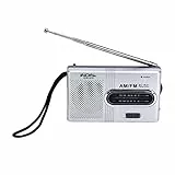 Tragbares Taschenradio, Mini-Radio-Player AM/FM-Radio-Player batteriebetrieben Novelty Radios für Outdoor-Camping, Wandern, Reisen