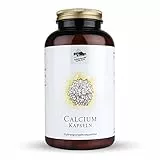 KRÄUTERHANDEL SANKT ANTON Calcium, 300 Kapseln, 1000 mg Kalzium Tagesdosis, Hochdosiert, Laborgeprüft, Deutsche Premium Qualität