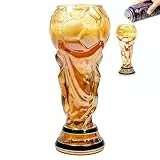 KUWUNG Fußball Bierglas, 500ml Bierkrug, Fußball Pokal Form Bierglas, 2026 Biergläser, Fußball Bierkrug Geschenk für Jungen Fußballfans Vatertag Geburtstag