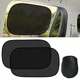 2 Stück Sonnenschutz Auto Baby,Sonnenschutz Auto Seitenscheibe mit UV Schutz,Autofenster Fensterschutz Verdunkelung 50 x 30cm,Universal Sonnenblende Autos Kinder für Seitenfenster,Privatsphäre