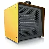 Brandson - Heizlüfter 3000 Watt - Keramik Heizstrahler - Raumtrockner Bautrockner - Turbo Elektroheizgebläse mit Überhitzungsschutz, Extra Stark - für Baustelle Haus Werkstatt Garage Heizgerät