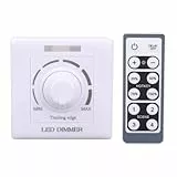 Estink LED-Dimmer mit Infrarot-Fernbedienung, 220V Universal-Schalter, 200W Leistung