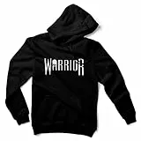 Warrior, Hoodie-Jet Lack Hooded Sweatshirt, Schwarz, M-XXL