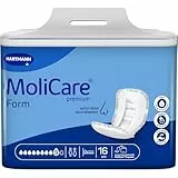 Molicare Premium Form 9 Tropfen, für schwerste Inkontinenz: maximale Sicherheit, extra Auslaufschutz und Diskretion für Frauen und Männer, zu verwenden mit MoliCare Premium Fixpants, 16 Stück