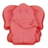 WishesMar Silikonform Form einer Elefant Flexible Backform Antihaft Küche Besondere Silikonbackform Tortenformen Kuchenbackform Silikon Form für Brot, Torte, Cake, Backen, Große Gelee