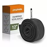 Prophete Fahrradschlauch mit Dunlopventil, passend für 12 x 1,75 bis 12,5 x 2,25 Zoll, ETRTO: (47-203,50-203,54-203,57-203,62-203)