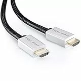 inakustik – 10012007 – Deluxe High Speed HDMI 2.0b Kabel mit Ethernet | überträgt Ultra HD Signale | 0,75m in Schwarz | 2160p - 4K@50/60Hz - ARC - HDR-Support - HD Audio