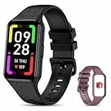 IOWODO Smartwatch Damen Herren 2025 | 1,47' Farbdisplay | Sportmodi & Wasserdicht IP68 | 24/7 Herzfrequenz & Schlafanalyse | Schrittzähler & Aktivitätstracker | Kompatibel mit iOS/Android