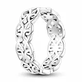 QIKAOLA 925 Sterling Silber Frauen Mond Stern Evil Eye Ring - Bunte Vintage Cubic Zirkonia Stapelbare Statement Ringe für Frauen Größe 6-9