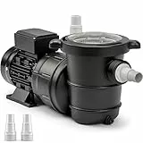 monzana Filterpumpe 15.900 l/h mit Vorfilter Poolpumpe Umwälzpumpe Sandfilter Pool Pumpe 8,0m Förderhöhe Poolfilter