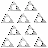 VORXEON C-Typ Fräserklingen, 10er Set Ersatzklingen für Fasenmaschine, Aluminium & Kupfer geeignet, Präzisions-Schneidwerkzeug für weiche Metalle, langlebig & scharf
