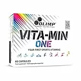 OLIMP SPORT NUTRITION OLIMP- Vita-Min One Caps. Ergänzt die tägliche Ernährung mit hochwertigen Vitaminen und Mineralien. (60 Kapseln), 60 Stück (1er Pack)