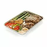 Barbecook Set mit 5 rechteckigen Grillschalen aus Aluminium 34.5x23cm