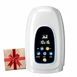 Handmassagegerät mit Thermotherapie, Wireless Handmassagegerät mit Wärme, Elektrisches Handmassagegerät mit 3 Luftkompression-Modi und 5 Stufen der Einstellbaren Stärke, Geschenke für Familie, Weiß