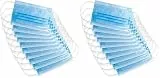 CRAZE 10er Set Mundmaske Einwegmaske Gesichtsmaske 3-lagig Maske für Gesicht und Nase Erwachsene 27837 (Packung mit 2)